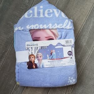 Frozen Hooded Towel New with tags
